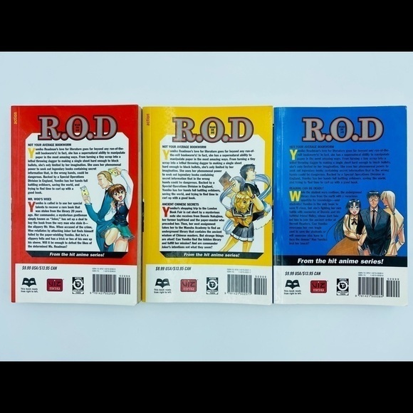 R.O.D. (Read Or Die) Manga English Book Lot Volumes 1-3 Hideyuki Kurata - Picture 2 of 3